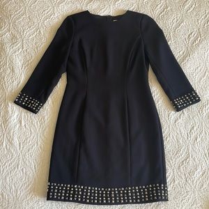 Micheal Michael Kors Black Long Sleeve Dress